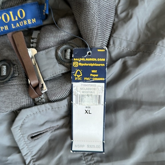 Polo Ralph Lauren Charcoal Bomber Jacket - Picture 2 of 6